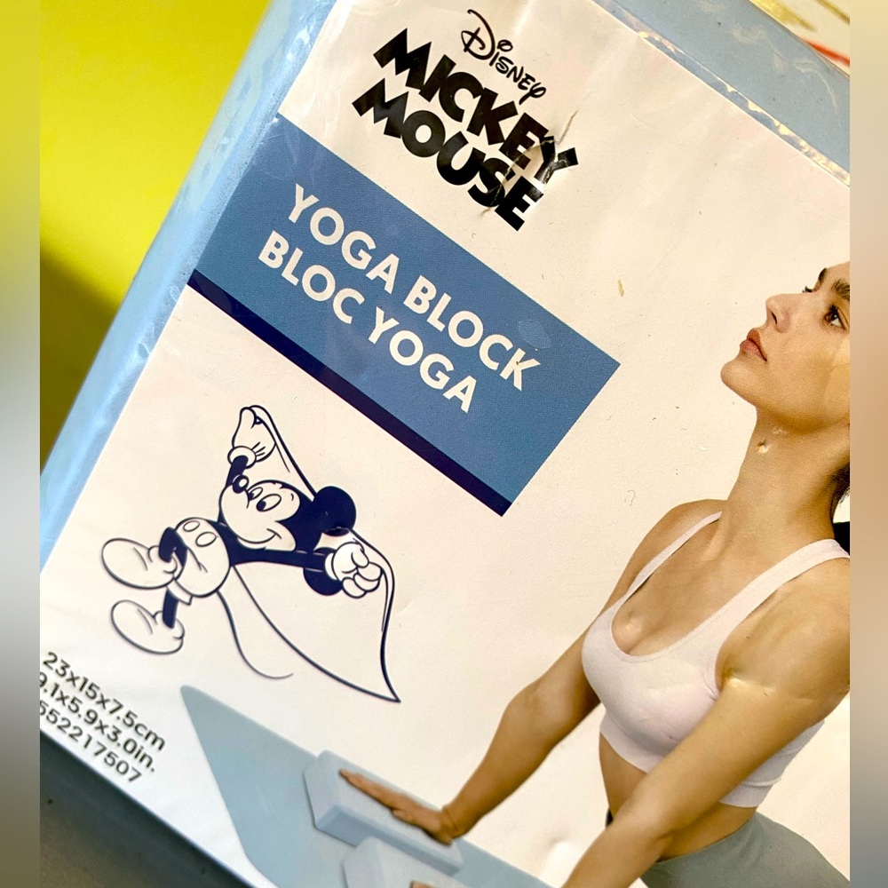 Disney Mickey Mouse Blue Yoga Block